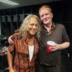 Kirk Hammett Instagram - Been playing old songs for old friends all day. Geordie Walker, RIP. He was a huge influence on me, the way he played that Gibson ES 295 … the way he played. My heart goes out to his friends and family, and his music is being played loud as hell. Killing Joke Forever !!! ⚡️⚡️⚡️ photo 1 Getty Images / Ebet Roberts 📸 photo 2 by Bob Hannam @hannambob