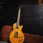Kirk Hammett Instagram - We are thrilled to introduce the new Epiphone Inspired by Gibson Custom Shop @kirkhammett “Greeny” 1959 Les Paul Standard, built upon the legendary original and debuting for the first time on a core model, a Gibson-Style “open book” headstock. “Greeny” is famous for both its incredible story and its iconic sound. Originally owned by Peter Green, Greeny was used throughout his time with Fleetwood Mac and started as a bright cherry red sunburst, but after countless shows, it faded to a pale yellow color. Its distinctive sound is partly from the out-of-phase middle switch position due to the neck pickup’s reversed magnetic polarity. In the 1970s, Peter sold Greeny to Gary Moore, who used it for three decades with Thin Lizzy and as a solo artist, even recording an album titled “Blues for Greeny.” After years together, Greeny was sold and temporarily retired, left waiting for a chance to return to the stage. Enter Kirk Hammett. Kirk is no stranger to the pursuit of the perfect guitar, but in the case of Greeny, it was as if this guitar was destined for him. It took all of 30 seconds of playing for Kirk to understand the magic. Now owned by Kirk Hammett, Greeny has officially passed through the hands of three legendary guitarists. Now YOU can wield the magic of “Greeny!” head to the link bio to join the list of legends. 📸: @rosshalfin #epiphone #foreverystage #kirkhammett #greeny #lespaul