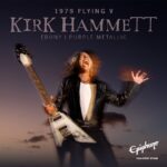 Kirk Hammett Instagram - Gibson has just released a meticulous recreation of my prized original 1979 Flying V !! For the fans, this Flying V needs no introduction, but for all you other gals and guys... I used this famed guitar on Metallica’s seminal metal albums: Kill ‘Em All, Ride the Lightning, Master of Puppets, ...And Justice for All, AND The Black Album. Now, this iconic guitar is available to haunt every stage with the addition of the ‘Kirk Hammett 1979 Flying V’ in Ebony and Purple Metallic to the core Epiphone lineup. Head over to @epiphone Now for more info !! Link in Bio ⚡️🎸🎃 #epiphone #foreverystage #kirkhammett #1979flyingv  #HAPPYHALLOWEEN @gibsonguitar photo📸by @rosshalfin