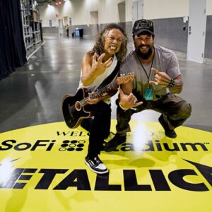 Kirk Hammett Instagram - Braddas sending Heavy Metal Aloha from Los Angeles !!! ⚡️⚡️⚡️ photo📸 @rosshalfin ⚡️⚡️⚡️ @prideofgypsies 🤘