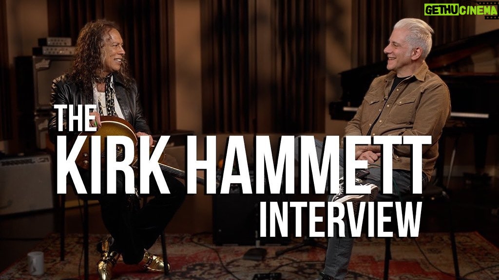 Kirk Hammett Instagram - Interview is Up !! ⚡️🎸🤘 Link In Bio #rickbeatointerview @rickbeato1 @metallica 🤟