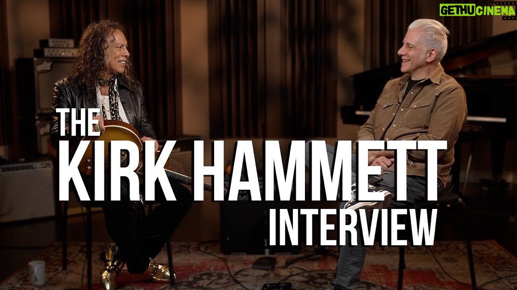Kirk Hammett Instagram - Interview is Up !! β‘οΈπΈπ€ Link In Bio #rickbeatointerview @rickbeato1 @metallica π€