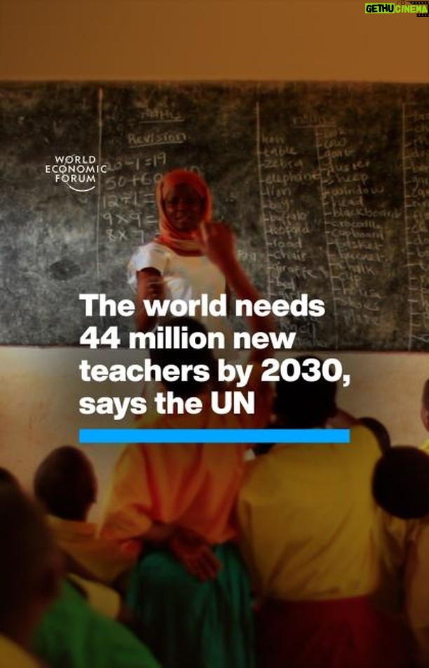Klaus Schwab Instagram - The world is facing a devastating shortage of teachers. Learn more about the World Economic Forum's Education 4.0 initiative which is working to provide a common foundation and understanding of how to reimagine education systems by tapping on the link in our bio.