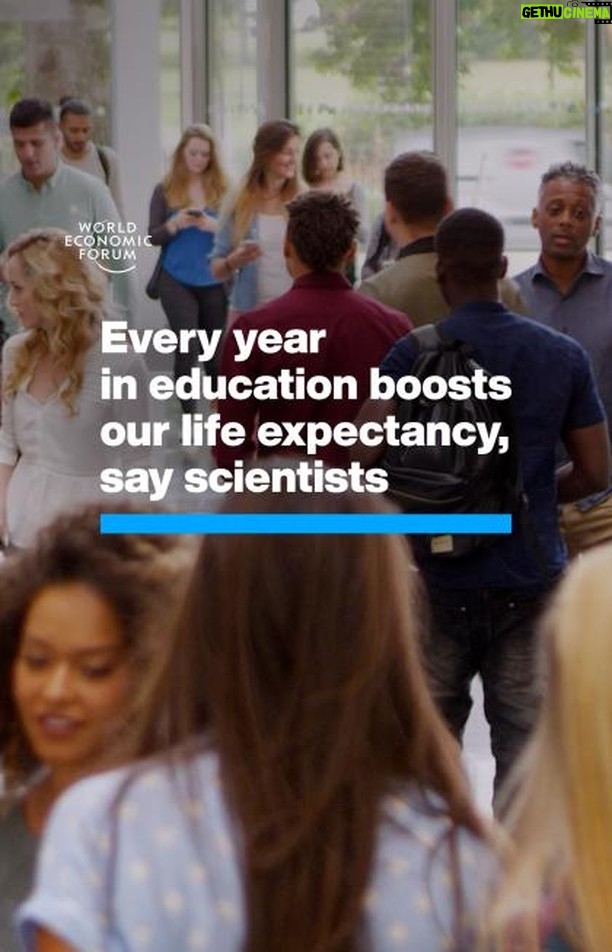 Klaus Schwab Instagram - Experts found that each year of school decreases the risk of early death by 2%. The World Economic Forum has developed the Education 4.0 learning taxonomy, a comprehensive set of skills, attitudes, and values to prepare young learners for well-being in the economies of the future. Tap the link in our bio to learn more.