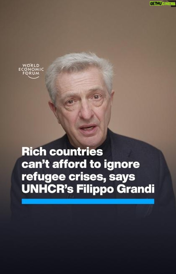 Klaus Schwab Instagram - Refugees are a global challenge which requires a global response, says Filippo Grandi. The World Economic Forum's Refugee Employment Alliance is working towards accelerating multistakeholder support for the economic integration of refugees globally. Tap the link in our bio to learn more. @refugees @filippograndi
