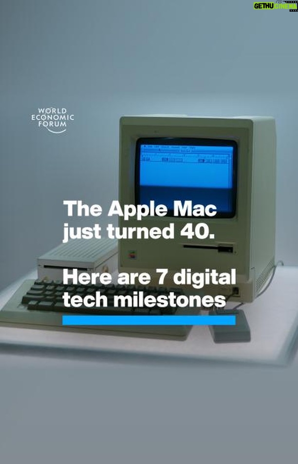 Klaus Schwab Instagram - Here’s how 4 decades of digital tech have changed our lives. The EDISON Alliance is a platform to boost global connectivity and digital inclusion. Learn more by tapping on the link in our bio. @apple @microsoft @cern @ibm @sony
