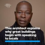 Klaus Schwab Instagram - For this architect, a new project always begins in the same way: through dialogue. Francis Kéré is one of the 2024 Crystal Award winners. Meet the winners by tapping on the link in our bio. @kerearchitecture