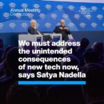 Klaus Schwab Instagram - Guardrails for new technologies such as generative AI must be developed, and it's up to industry leaders and governments to do so, says Satya Nadella, CEO of @Microsoft. Learn more about AI governance by tapping the link in our bio. For the latest discussions from Davos 2024 on the importance of AI Governance, follow #wef24 on our channels.
