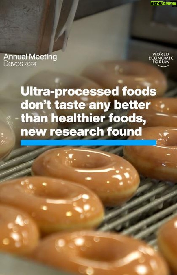 Klaus Schwab Instagram - Researchers say this study busts the myth that ultra-processed foods are tastier than healthy food. In its New Frontiers of Nutrition initiative, the World Economic Forum is working with partners to improve the nutritional level of food portfolios. Learn more from its latest report by tapping on the link in our bio. For the latest discussions from Davos on improving global health and nutrition, follow #wef24 on our channels.
