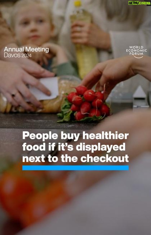 Klaus Schwab Instagram - Here are three ways to encourage nutritious choices. The World Economic Forum and Accenture co-authored the report ‘Transforming the Global Food System for Human Health and Resilience’ to highlight some of the key ways we can make nutritious food widely available. Learn more by tapping on the link in our bio. #globalhealth #foodsystems @accenture For the latest discussions from Davos on improving global health and nutrition, follow #wef24 on our channels.