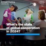Klaus Schwab Instagram - What’s the state of global cooperation in 2024? The World Economic Forum is launching the Global Cooperation Barometer 2024, a new tool developed in partnership with McKinsey & Company. Learn more by tapping on the link in our bio. Revitalizing cooperation is necessary for advancing resilience, growth and security. Hear how Davos is boosting global collaboration by following #wef24 on our channels.