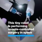 Klaus Schwab Instagram – This tiny robot is performing remote-controlled surgery in space. Click the link in our bio to learn more about the technology of the future in the World Economic Forum’s Top 10 Emerging Technologies of 2023 report.