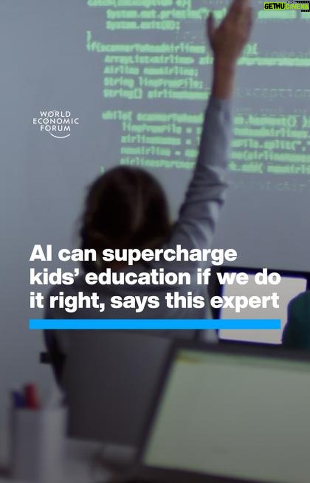 Klaus Schwab Instagram - Schools need to acknowledge the role AI will play in kids’ future, says this CEO. At #wef24, the World Economic Forum launched a series of briefing papers on AI governance. Read them by tapping on the link in our bio. @hadipartovi @Code.org