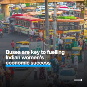 Klaus Schwab Instagram - Less than a quarter of India's workforce is female and women contribute just 18% to the country's GDP – one of the lowest proportions in the world. This untapped potential translates to a staggering loss for the nation amounting to billions of dollars.

Here's why investing in an integrated and women-friendly transport system will help bridge the gap and address India's declining female labour force participation rate by tapping the link in our bio #GenderGap #Mobility