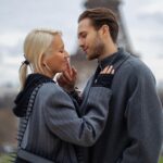 Klavdiya Vysokova Instagram - Happy Valentine’s Day ❤️🥐👩🏼‍🤝‍👨🏽 Paris, France