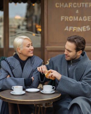 Klavdiya Vysokova Instagram - Happy Valentine’s Day ❤️🥐👩🏼‍🤝‍👨🏽