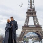 Klavdiya Vysokova Instagram - Happy Valentine’s Day ❤️🥐👩🏼‍🤝‍👨🏽 Paris, France