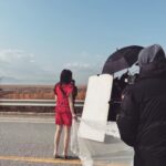 Koo Hye-sun Instagram - 쿠감독과 쿠배우. 트라이cf 현장.