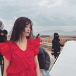 Koo Hye-sun Instagram - 쿠감독과 쿠배우. 트라이cf 현장.