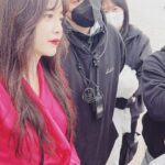 Koo Hye-sun Instagram - 쿠감독과 쿠배우. 트라이cf 현장.