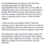 Kris Aquino Instagram – For once, hindi mahaba ang caption. Lahat po klaro, nasa carousel of artcards, pics, and screenshots na. #truth #faith #peaceofmind #peaceinmyheart