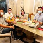 Kris Aquino Instagram - @attygideon & i have both gotten our first doses of our vaccine. My doctors chose AstraZeneca as my safest option. But we are still masked and we’re all taking the necessary precautions (new cases reported today are still 5,177)… thank you for the visit & the food vice gov @markleviste, although i believe you should get your vaccine soonest because you’re not just protecting yourself, you must get your vaccine for the safety of your constituents, friends, family, and loved ones. Agree? Bonifacio Global City “Fort BGC” - Taguig City