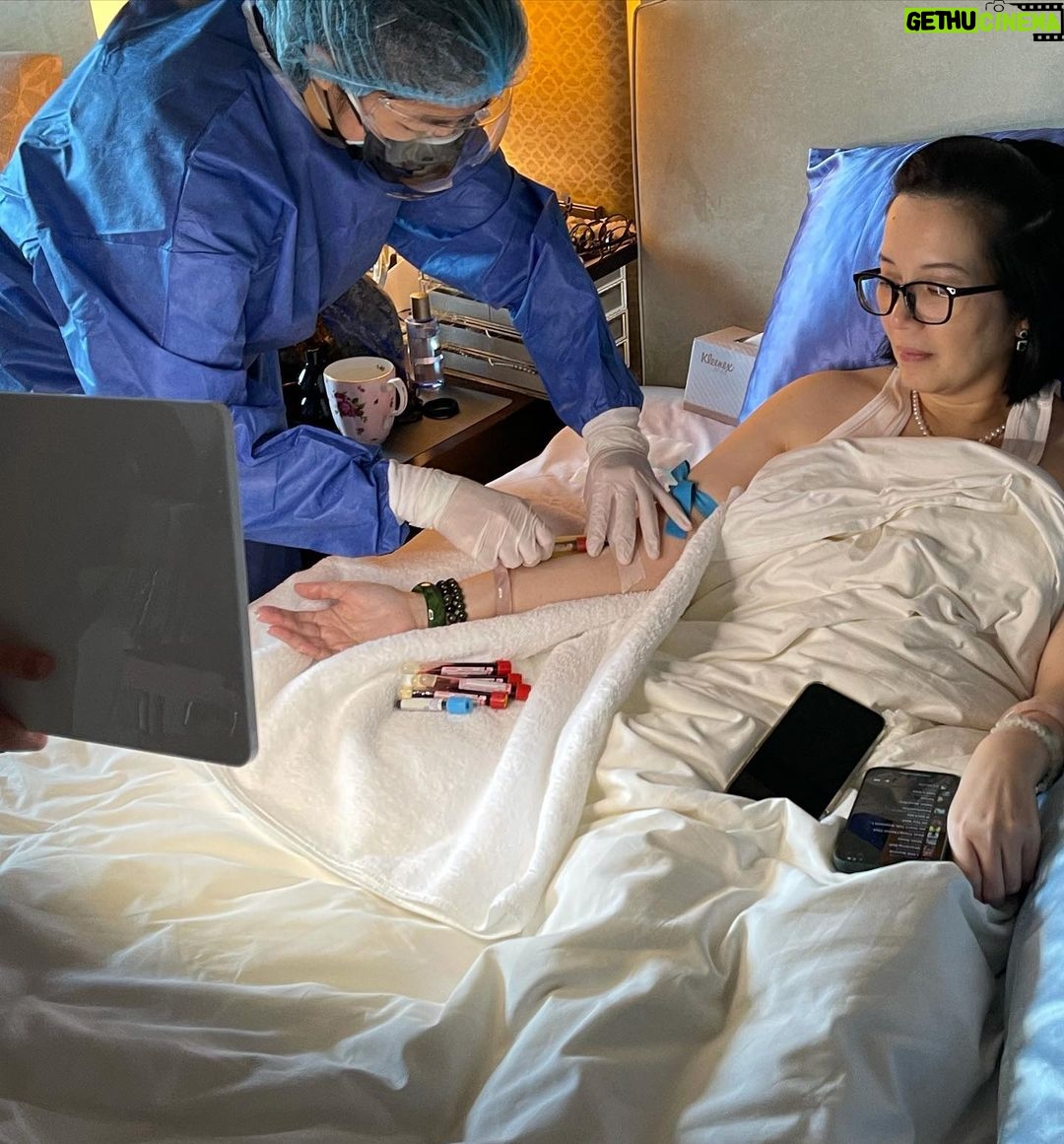 Kris Aquino Instagram - My regular blood tests are done either by Cardinal Santos or Medical City... it’s weird because majority of my doctors in the 🇵🇭 practice in St Luke’s Global or Asian- but because of where we used to live (Greenmeadows in QC), alvin befriended the people in the laboratory departments in the 2 nearby hospitals & it’s safe to say 75% of my blood work ups are still done by staff from Medical City. My doctors asked me to have my blood panel done to reassure all of us that i’m healthy enough to travel for my beach wellness break because we’re going somewhere that doesn’t have access to the same type of facilities that the hospitals i mentioned have. Do not swipe to the last picture if you are squeamish about blood- i think this was Sunday, i soaked in the tub, put my diluted essential oils, and pasensya na kung weird- nag obey, nag lagay ng malaking uncut rose quartz BECAUSE it’s supposed to help the skin heal (apart from losing my voice, i had an urticaria flare)... dagdagan na natin ang masamang dulot ng too much googling, my nurse was also playing the Tibetan singing bowl para daw mawala ang lahat ng negativity so i’ll “heal” faster. So i got out after 15 minutes, nag shampoo, used a mild shower foaming cleanser, then got out to dry myself- oh my, my left foot was covered in blood. i swear, i didn’t feel kung nagasgas or tumama sa rose quartz, i also didn’t notice anything was wrong when i was in the shower. We showed my doctor & i missed daw the vein by less than 1/2 an inch or else nasa ER na ko. This pic was already after nalinis yung cuts with CUTASEPT but before the FUCIDIN. Moral of the story- awat na muna sa rose quartz & tigilan ko na muna yung mga Tibetan singing bowls... Start na ng Year of the Ox- here’s to a healthier year for all of us. See you tonight, LIVE here on FB at 7 PM for my @shopee_ph #lovelovelove & matchmaking event. Shangri-La The Fort, Manila