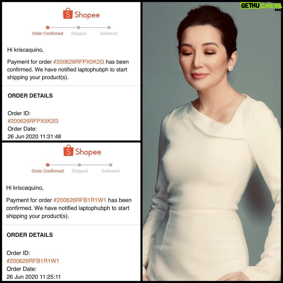 Kris Aquino Instagram - Lahat ng magulang ang hangarin mapagtapos sa pag-aaral, maging maganda ang kinabukasan, at maging masaya ang mga anak nila. Yesterday, i could really feel the LOVE & GUIDANCE of my parents. From my Father’s Day post: COME WHAT MAY, ano man ang PAGSUBOK, GAGAWIN ko ang makakaya ko para tumulong sa kapwa para MAKABANGON tayong muli... i have read your requests kaya pinagisipan ko at nagawan ng paraan. Effective po ang promo ng Shopee sa Wowowin. Sa kanila ako nag order ng 8 na 2 in 1 laptops. Earliest delivery will be June 29... Homeschooling ngayon, i want to invest in the FUTURE of the Philippines. Para ito sa kinabukasan ng ating mga anak- helping their EDUCATION. Please FOLLOW me and LIKE this post both on IG & on FB. Kwentuhan nyo ko tungkol sa mga anak ninyo... My @cornerstone family will help me choose sino ang 8 families ang makaka-receive ng 2 in 1 laptop. I’ll go live on July 1 to announce the winners and sana makausap ko kayo. #ParaSaKinabukasan🇵🇭