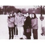 Kris Aquino Instagram - my dad had torn his Achilles heel & had needed surgery before this, our 1st winter picture was taken... this was also within the same year he had his triple heart bypass surgery, can you find me? sumisiksik in between Ninoy and Cory. 💛 #family