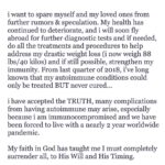 Kris Aquino Instagram – For once, hindi mahaba ang caption. Lahat po klaro, nasa carousel of artcards, pics, and screenshots na. #truth #faith #peaceofmind #peaceinmyheart