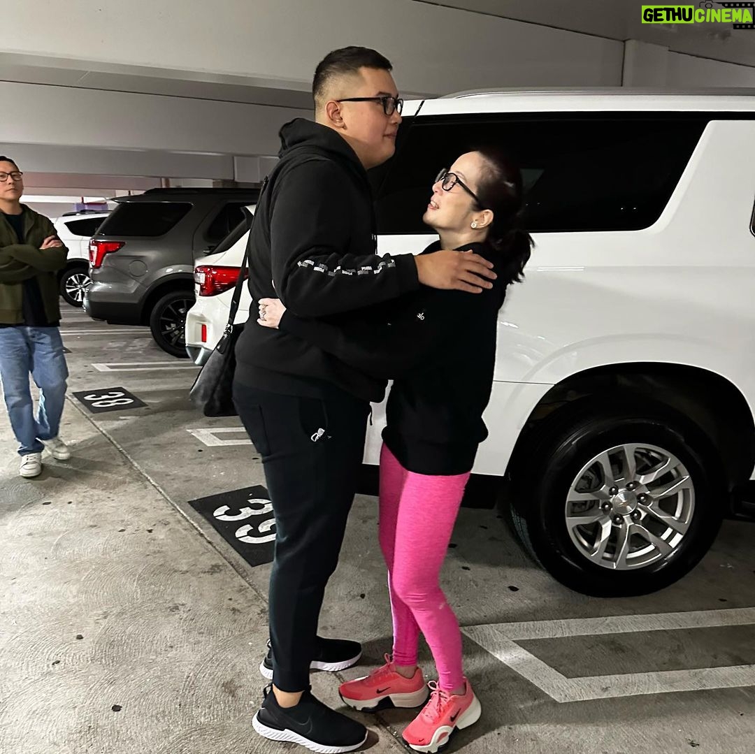 Kris Aquino - 166.3K Likes - There are so many people to thank for the love,care, and compassion they gave me & the 2 i love most. I’ve already started sending my personal THANK YOU messages.
My pictures were ready to share- memorable moments of kuya Josh & bimb w/ their Tito Noy timed for his 2nd death anniversary, but each time i tried to edit, i kept crying- because i can never forget how much he hated when the 3 of us weren’t together.
i’d like to believe my “Kuya”is still keeping his deathbed promise to our mom, to be patient & protective of “bunso”, kuya Josh, and bimb… it was on June 24 LA time, making it Sunday, June 25 in the 🇵🇭 (🇵🇭 is 15 hours ahead of LA) when i told bimb the deep bone pain i felt in my joints & lower back was getting worse, walking was becoming harder because of my swollen right knee, and i needed him to please come back earlier.
Since naka FaceTime, i asked kuya kung gusto nyang sumama to visit mama in LA? Nagulat ako when he said “yes, mama- sama ako with bimby sa LA.” i told Kuya to think about it. Nag FaceTime kami the next morning and i asked- what’s your decision, kuya? He said: mama, i’ll visit you in LA. I asked him SURE KA NA BA? Siguro tumatak na kay kuya, ang sagot nya: SURE NA.
i wanted for Bimb to experience normal teenage life & kuya’s happy place is Alto, our family compound in Tarlac… pero mahirap mag chemotherapy medication as part of my immunosuppressant therapy without the support system of family.
i’m allergic to all NSAIDS, pain relievers, pain killers, and i have an adverse reaction to all steroids. Aamin ako w/ methotrexate + Fasenra (my biological injectable, tapos na ko sa 1st cycle) ang feeling ko 3-4 days of extreme fatigue, chills, headaches, and everything has a metallic taste. Bedridden ako at halos ‘di makagalaw- sa lahat ng dumaan sa matinding chemotherapy- saludo ako sa tatag ninyo.
Kuya & Bimb are my living reminders to not give up because they still need a healthier mama. ‘Pag mahal mo, hinding hindi ka susuko, itutuloy ang LABAN.
Tonight i’ll sleep “siksik” in between my 2 giants. Muling nabuo kaming 3, thank you God for making me a very happy mama. 💛