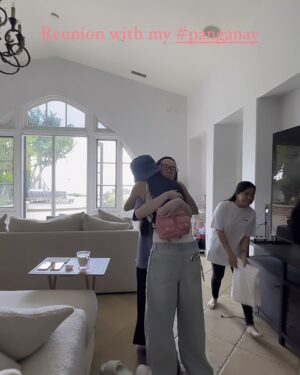 Kris Aquino Instagram - All i can say is i love you, i super appreciate your effort to visit, and even if it was a gloomy day, you were the much needed reminder that after all the storms, we can look forward to a RAINBOW 🌈… i’ve missed you, as in SUPER. 50% less yung sakit nung biological injectable ko at 1 PM after seeing you, please visit again & often? Diba may bedroom ka na? Thank you for until now (16 years & counting) genuinely caring for & trusting me; super sad your ka-birthday because he arrived 10 mins after you left. 

Videographer & the person kimmy’s ate contacted to coordinate was vice gov @markleviste- we’ve both learned from our mistakes…with God’s help sana tuloy tuloy na yung harmonious and supportive relationship namin. Thank you bimb for helping us realize all the things we needed to repair in order to strengthen our commitment.

Thank you to all of you who are praying for me, slowly gumaganda my numbers. That’s because of the power of our collective prayers. God’s rewarding our #faith. Roughly 15 more months of treatment, but i’m alive and hopeful; tuloy ang LABAN, bawal sumuko. #grateful