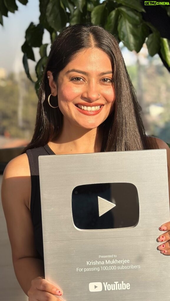Krishna Mukherjee Instagram - We Are 127k Now🧿 #gotmysilverbutton #youtube Thank You Everyone For Making This Happen Thank You For Subscribing My YouTube Channel 🥰♥️🙏🏻🧿 🕉️ Thank You for Always Supporting Me 🥹And I Promise to Keep Entertaining You All With My Content 😌 I Am So Grateful Thank you @youtubeindia ♥️ Har Har Mahadev♥️ https://youtube.com/@krishnamukherjee786?si=Cue8b9YraGAm3BYL Handled by - @kamerawalaa @okcutitofficial Like ♥️ Share ♥️Subscribe LOVE YOU ALL 🙏🏻