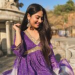 Krishna Mukherjee Instagram - 💜💜💜💜 Outfit- @bunaai 💜