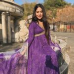Krishna Mukherjee Instagram – 💜💜💜💜

Outfit- @bunaai 💜