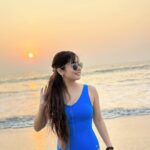 Krishna Mukherjee Instagram - “I am drowning in the deep blue of your love, and I never want to come up for air.” “Your blue touch melts my heart like the warmth of the summer sun.” “Like the sky and the sea, our love stretches to the horizon, infinite and boundless.” 💙