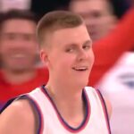 Kristaps Porziņģis Instagram - Caption this! 😂😂 Funniest caption wins #KP6 signed jersey