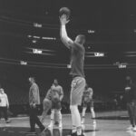 Kristaps Porziņģis Instagram - work ethic American Airlines Center