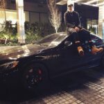 Kristaps Porziņģis Instagram - Proud of my team tonight! 🔶🔷 Hope to be back soon with my guys Heres a picture of me and my 🚀 :)
