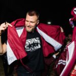 Kristaps Porziņģis Instagram - what a world cup. what a TEAM. PALDIES mūsu faniem! Mūsu zeme - Latvija 🇱🇻 Manila, Philippines