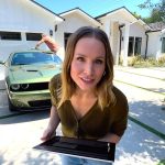 Kristen Bell Instagram - We hardly get the opportunity to make room in our garage! Lucky for me, @gocarvana makes it super easy to sell your car—not so lucky for @daxshepard . Seize your opportunity, and get a real offer in seconds at #Carvana. #Ad
