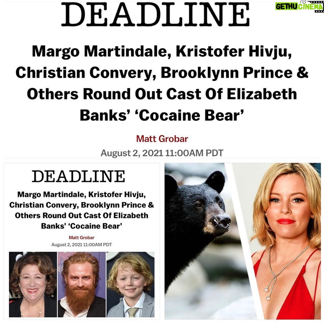 Kristofer Hivju Instagram - 🐻#cocainbear