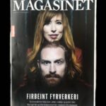 Kristofer Hivju Instagram - Great piece in @dbmagasinet today with @grymolvaerhivju by Cecilie Gjerken Rakke @cgrakke Photo by Morten Rakke @mrakke Drawing by #finngraff Hair and beard by the brilliant @svetlanahairstylist #dbmagasinet #feature #dobbelportrait #weekendmagasin