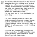 Kristofer Hivju Instagram – Congratulations to all the winners and nominees at #panoramaonlinefilmfestival 🏆What a wonderful project this is! During lockdown a huge amount of great shortfilms has been made guided and produced my @panoramaagency It was an honor to be a jury menber! Homage to @leneseested and #martinjensen and team @panoramaacademy for pulling this off🌹@newgeneration_panoramaagency #leneseested #panoramaagency Grand Teatret