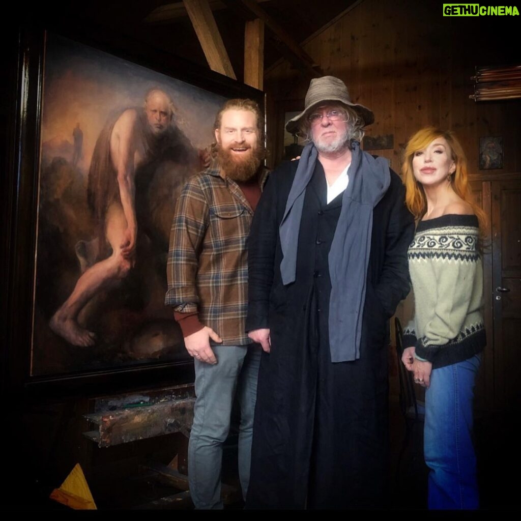 Kristofer Hivju Instagram - Odd Nerdrum - my mentor and friend - with new exibition in Los Angeles #patrickpaintergallery from 18th of January! Looking forward to come with @grymolvaerhivju @kitschwife and @odenerdrum Check out more of his work - link in bio! #oddnerdrum #master #highkitsch #painter #masterpiece