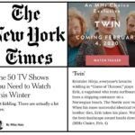 Kristofer Hivju Instagram - Honored that TWIN is on @nytimes list over the TV shows you need to watch this winter! US and Canadian streaming- premiere on @mhzchoice the 4th of February! Check out trailer in bio! Created by @kristoffermetcalfe #twin #newyorktimes