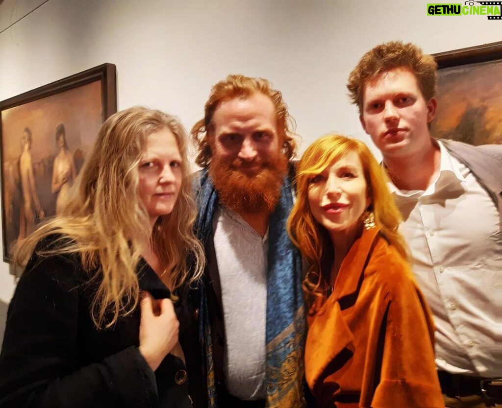 Kristofer Hivju Instagram - Odd Nerdrum goes Hollywood:)- Enriching and beautiful experience to see Odd Nerdrum's amazing exhibition at the Patrick Painter Gallery in LA! Its a must go! Wonderfull night with my wife @grymolvaerhivju and Nerdrum's wife @kitschwife and his son @odenerdrum @patrickpainterinc_ #oddnerdrum #kingofkitsch #masterpiece #master #paintings @worldwidekitsch #patrickpainter @nerdrumforever #la Patrick Painter Inc.