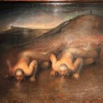 Kristofer Hivju Instagram - Odd Nerdrum goes Hollywood:)- Enriching and beautiful experience to see Odd Nerdrum's amazing exhibition at the Patrick Painter Gallery in LA! Its a must go! Wonderfull night with my wife @grymolvaerhivju and Nerdrum's wife @kitschwife and his son @odenerdrum @patrickpainterinc_ #oddnerdrum #kingofkitsch #masterpiece #master #paintings @worldwidekitsch #patrickpainter @nerdrumforever #la Patrick Painter Inc.