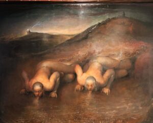 Kristofer Hivju Instagram - Odd Nerdrum goes Hollywood:)- Enriching and beautiful experience to see Odd Nerdrum's amazing exhibition at the Patrick Painter Gallery in LA! Its a must go! Wonderfull night with my wife @grymolvaerhivju and Nerdrum's wife @kitschwife and his son @odenerdrum @patrickpainterinc_  #oddnerdrum #kingofkitsch #masterpiece #master #paintings @worldwidekitsch #patrickpainter @nerdrumforever #la