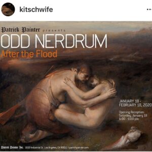 Kristofer Hivju Instagram - Odd Nerdrum - my mentor and friend - with new exibition in Los Angeles #patrickpaintergallery from 18th of January! Looking forward to come with @grymolvaerhivju @kitschwife and @odenerdrum Check out more of his work - link in bio! #oddnerdrum #master  #highkitsch #painter #masterpiece
